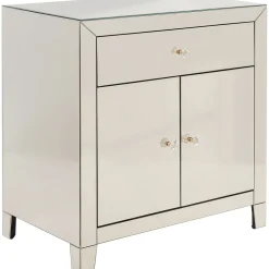 KARE Design Commode Luxury Champagne 2-Portes,1-Tiroir
