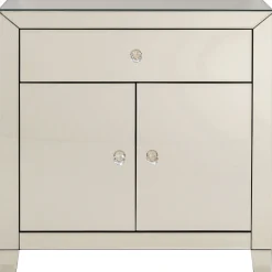 KARE Design Commode Luxury Champagne 2-Portes,1-Tiroir