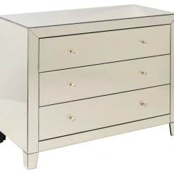 KARE Design Commode Luxury Champagne,3-Tiroirs New