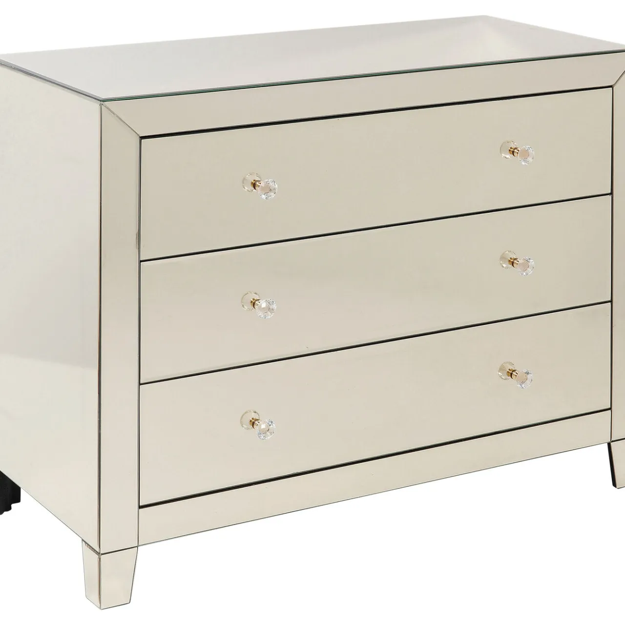 KARE Design Commode Luxury Champagne,3-Tiroirs New