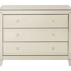KARE Design Commode Luxury Champagne,3-Tiroirs New