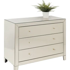 KARE Design Commode Luxury Champagne,3-Tiroirs New