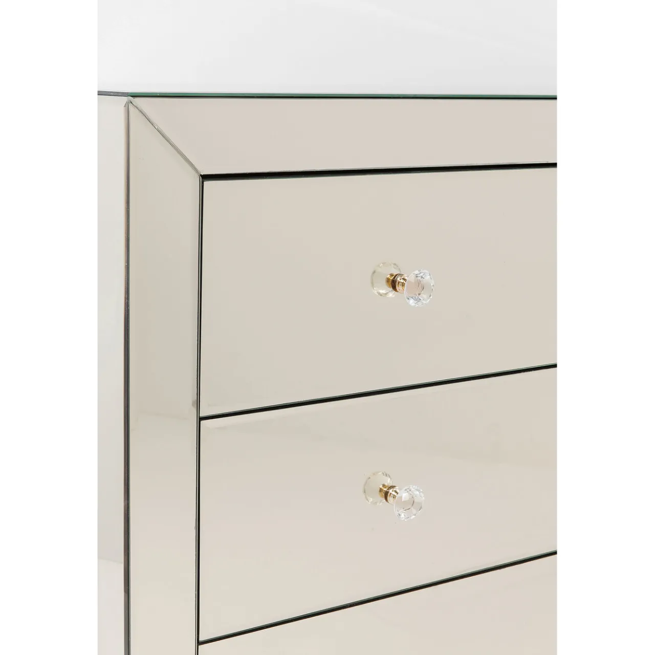 KARE Design Commode Luxury Champagne,3-Tiroirs New