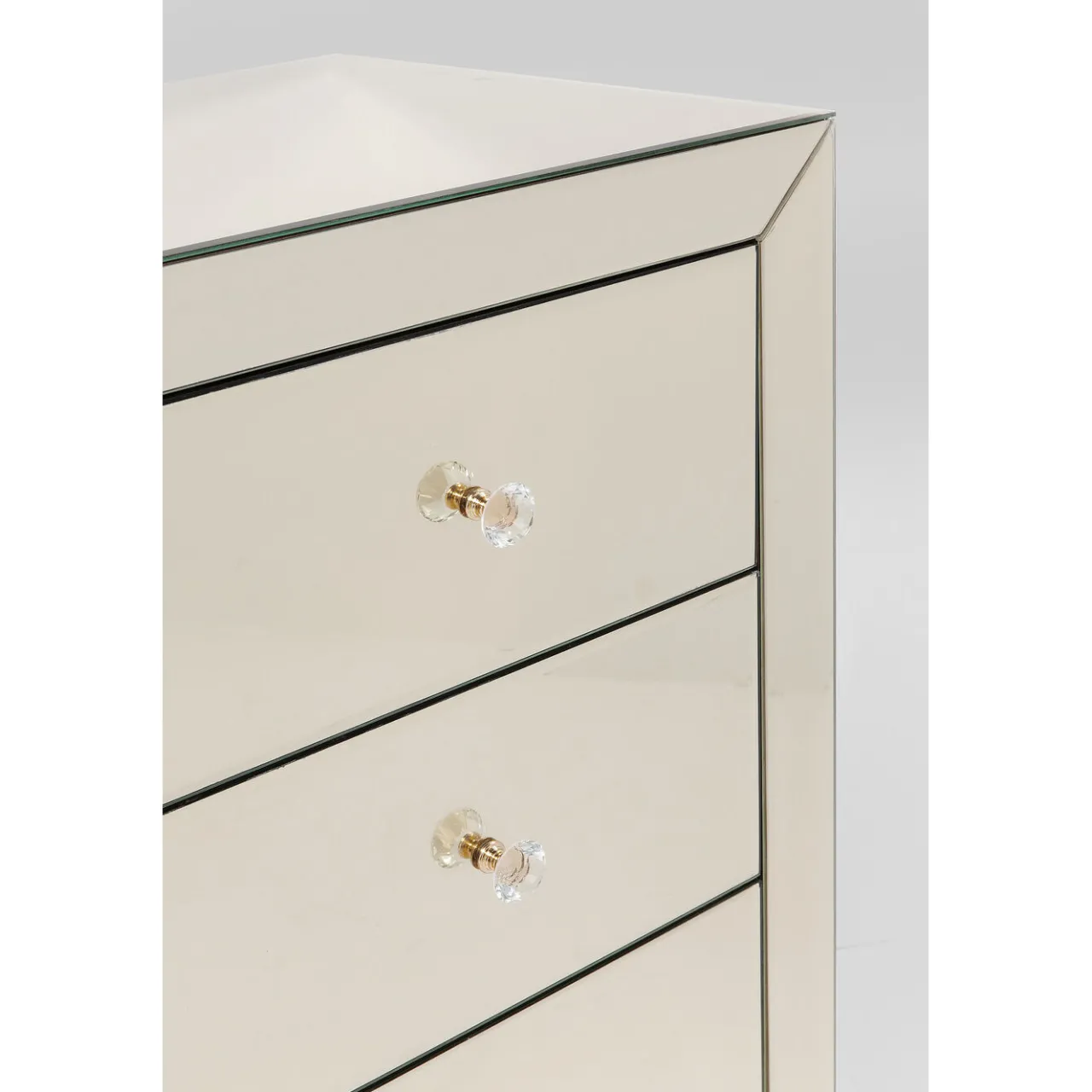 KARE Design Commode Luxury Champagne,3-Tiroirs New