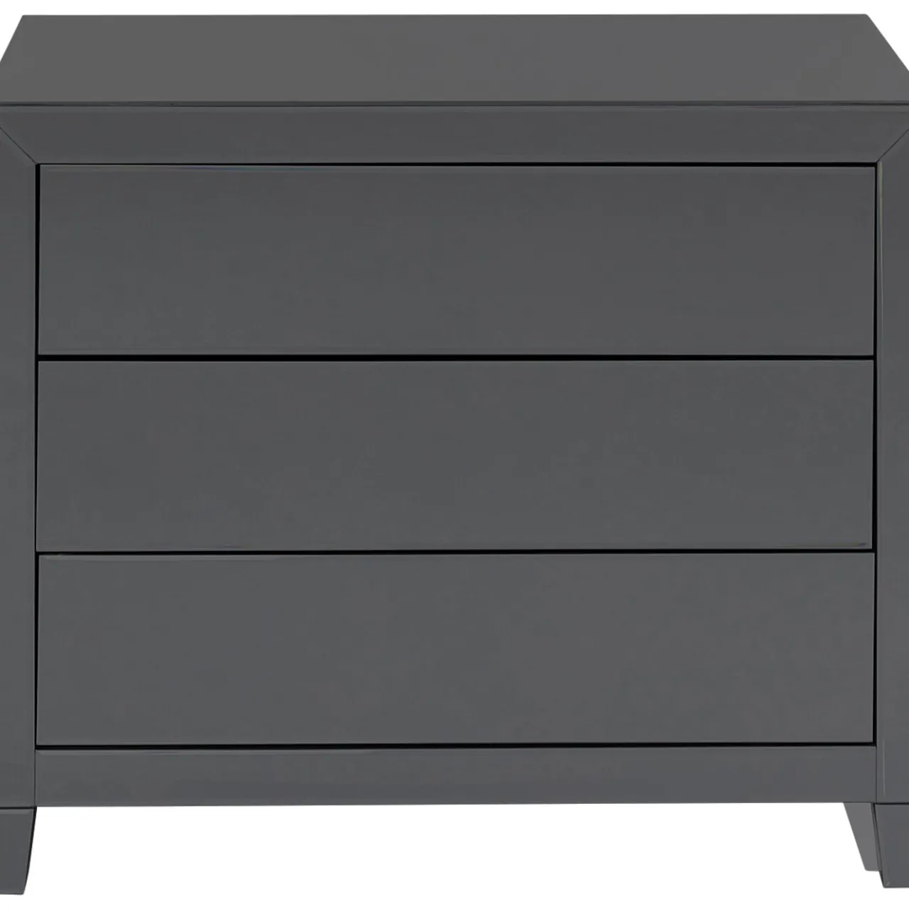 KARE Design Commode Luxury Push 3 Tiroirs Gris New