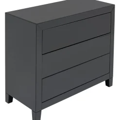 KARE Design Commode Luxury Push 3 Tiroirs Gris New