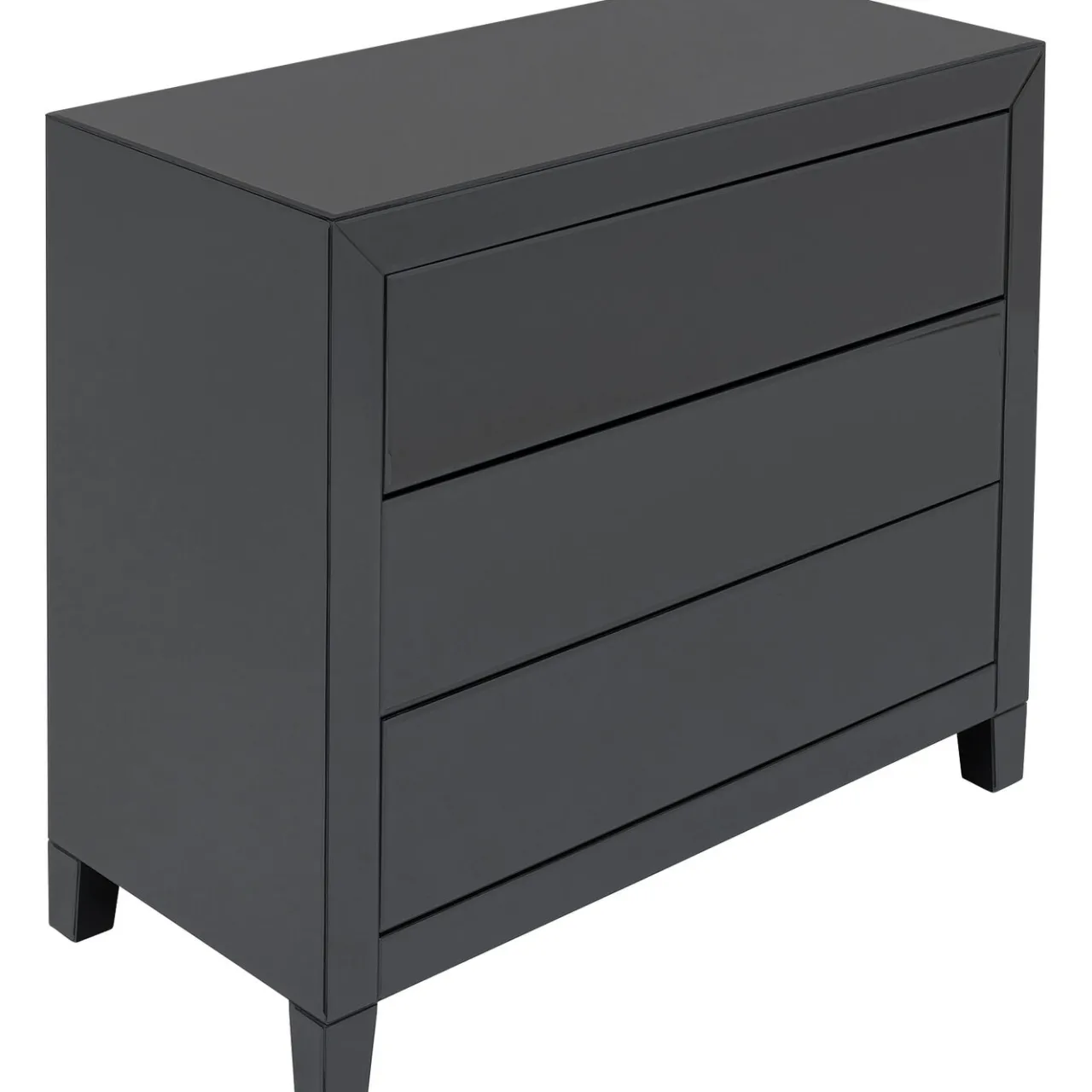KARE Design Commode Luxury Push 3 Tiroirs Gris New