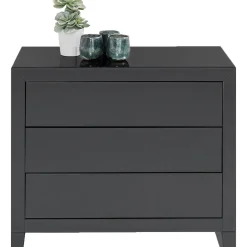 KARE Design Commode Luxury Push 3 Tiroirs Gris New