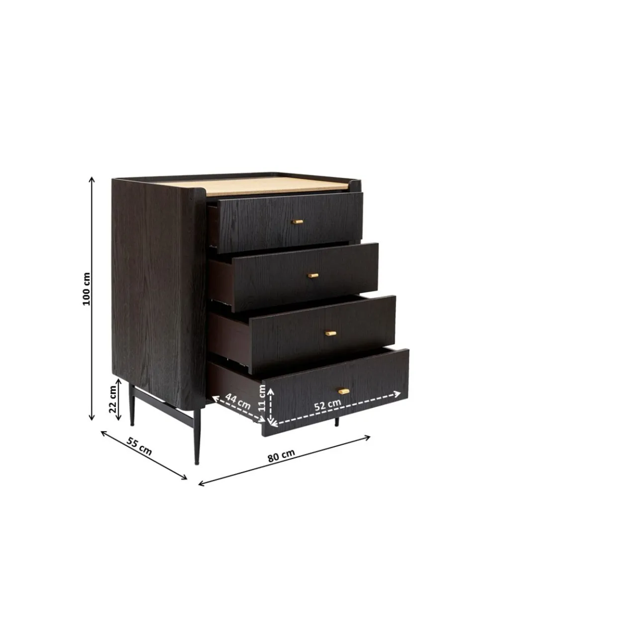 KARE Design Commode Milano 80X100Cm Outlet