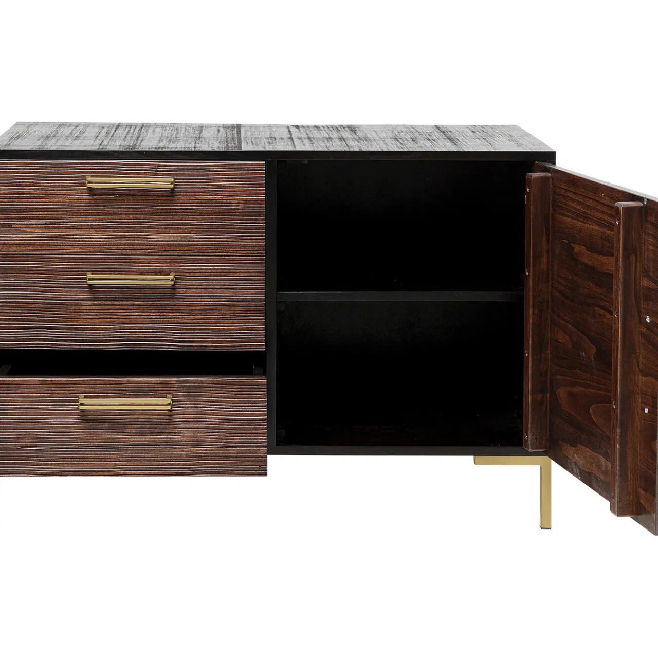 KARE Design Commode Olbia Fonce 110X62Cm Discount