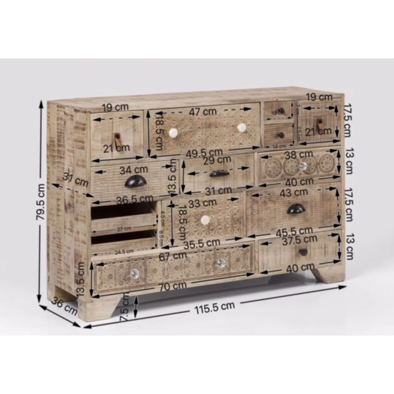 KARE Design Commode Puro 14 Tiroirs Online
