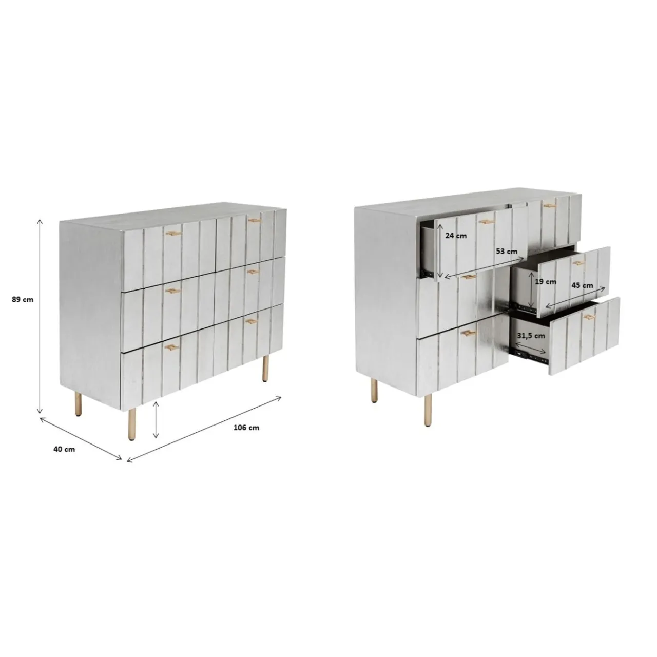KARE Design Commode Venice Line 106 Outlet