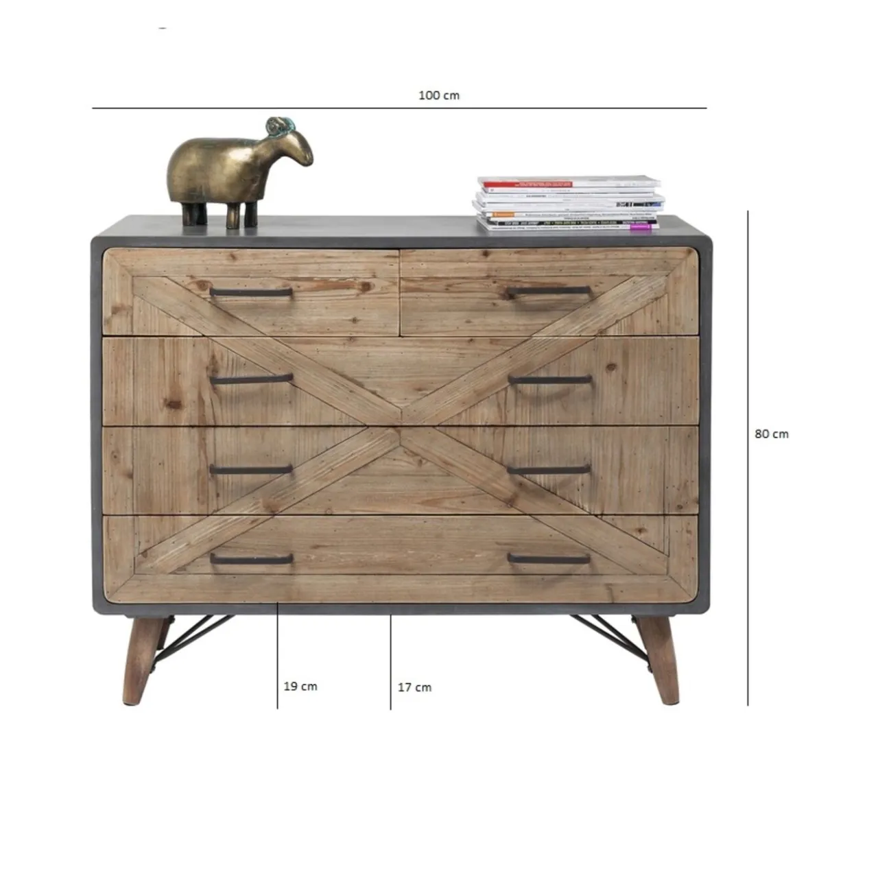 KARE Design Commode X Factory 5 Tiroirs Clearance