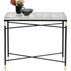 KARE Design Console Iceline Noir 82X76Cm Hot