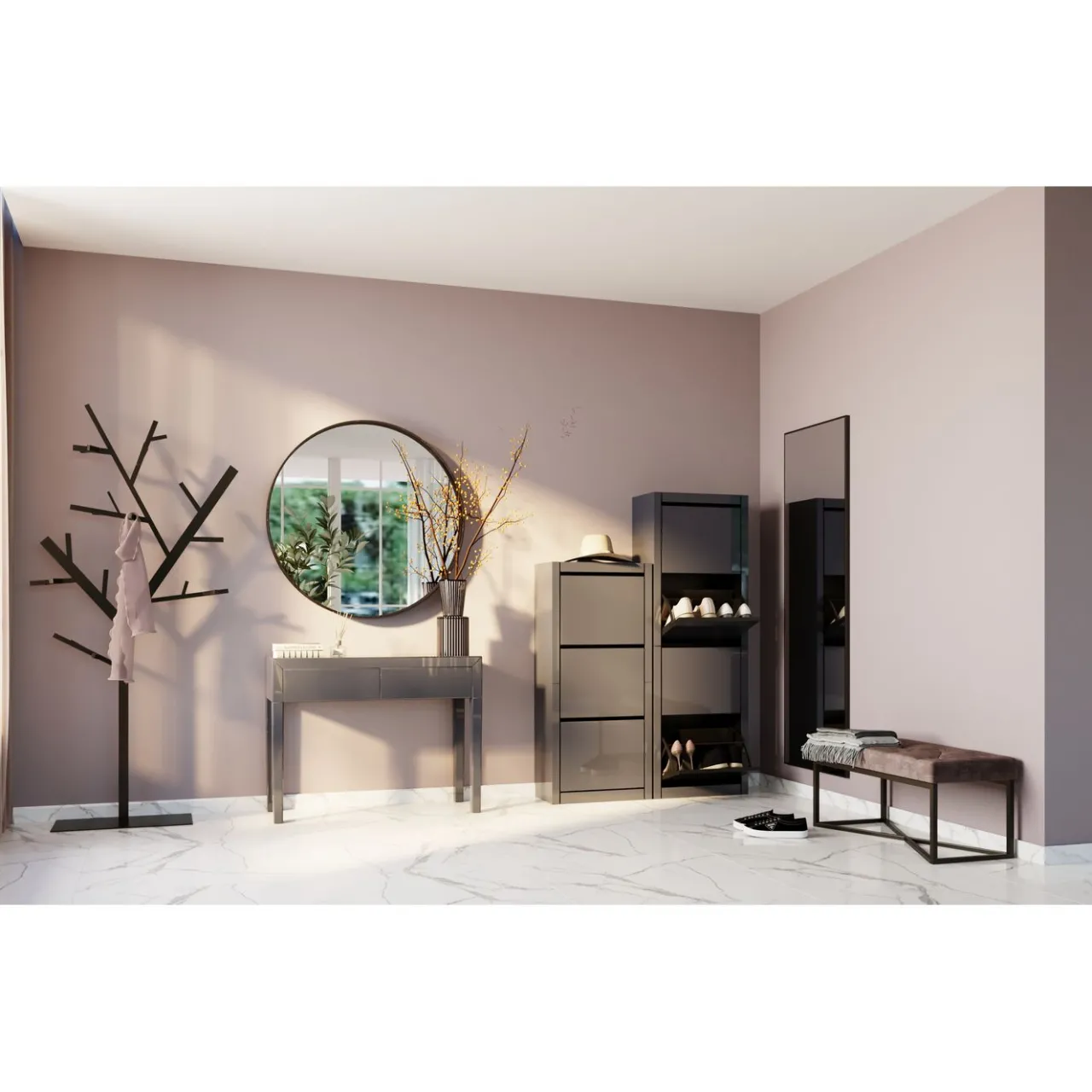 KARE Design Console Luxury Push Gris Best