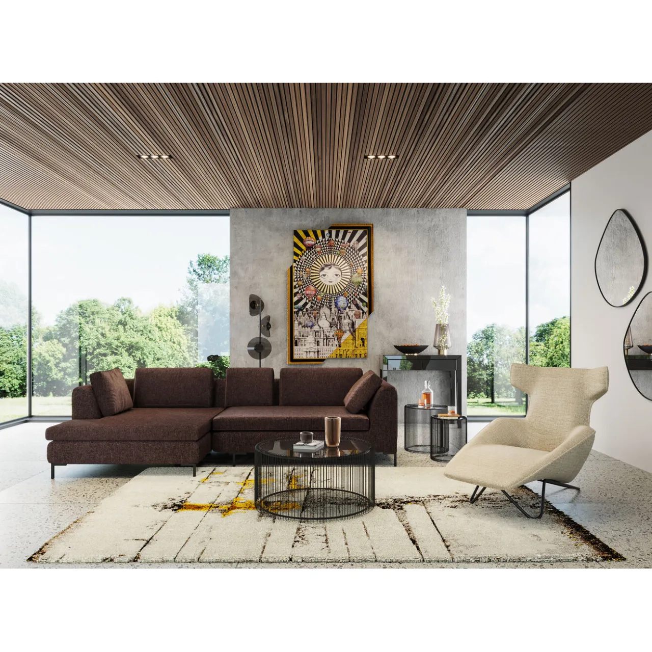 KARE Design Console Luxury Push Gris Best