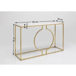 KARE Design Console Miami Loft Dore 120Cm Outlet
