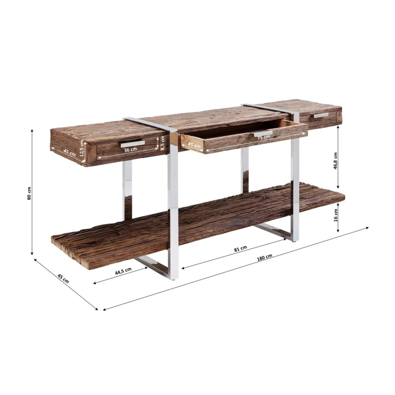KARE Design Console Rustico 180X46Cm Clearance
