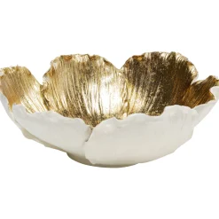 KARE Design Coupe Décorative Flower Bloom Creme-Dore O25Cm Online