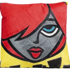 KARE Design Coussin Betty Red Hair 40X40Cm New