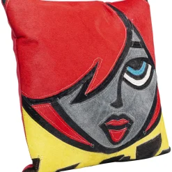 KARE Design Coussin Betty Red Hair 40X40Cm New