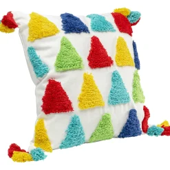 KARE Design Coussin Colourful Triangles 45X45Cm New