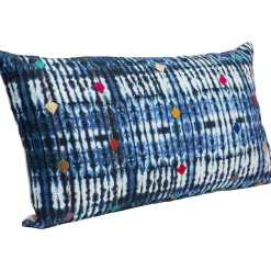 KARE Design Coussin Desna Patchwork Bleu 60X35Cm Online