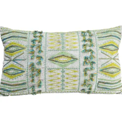 KARE Design Coussin Desna Patchwork Vert 60X35Cm Best