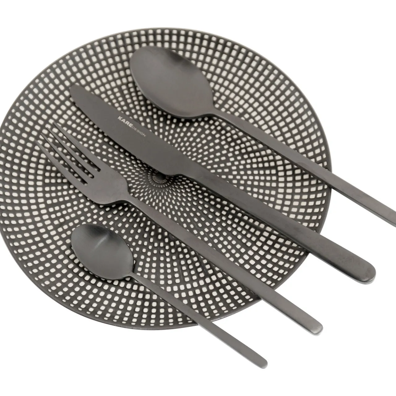KARE Design Couverts Gloria Noir (16-Pcs) Hot