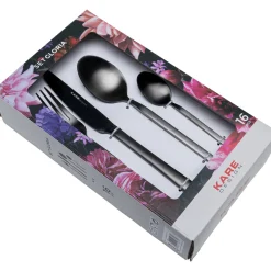 KARE Design Couverts Gloria Noir (16-Pcs) Hot