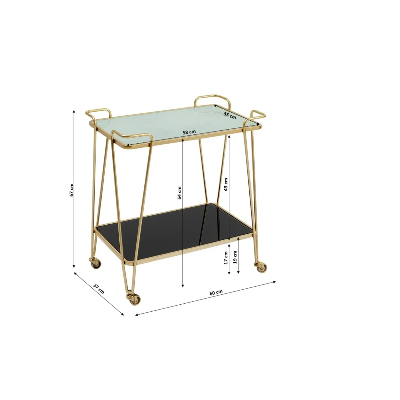 KARE Design Desserte West Coast Hot