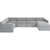 KARE Design Ensemble De Canapés 1 Lucca Gris Droite 328Cm Clearance