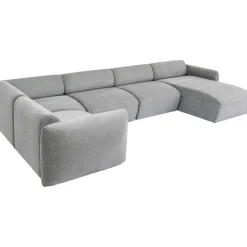 KARE Design Ensemble De Canapés 1 Lucca Gris Droite 328Cm Clearance