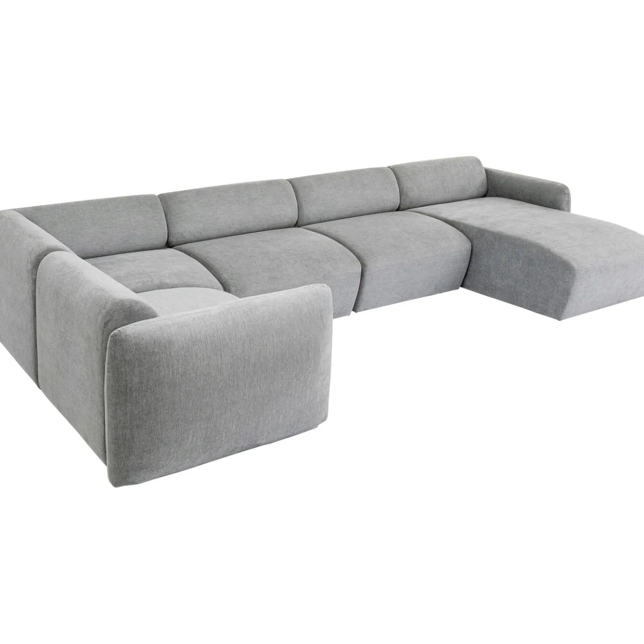 KARE Design Ensemble De Canapés 1 Lucca Gris Droite 328Cm Clearance