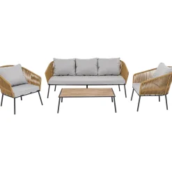 KARE Design Ensemble De Sieges Elba Nature Cinque (4-Pcs) Hot