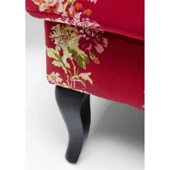 KARE Design Fauteuil À Oreilles Patchwork Rouge Hot