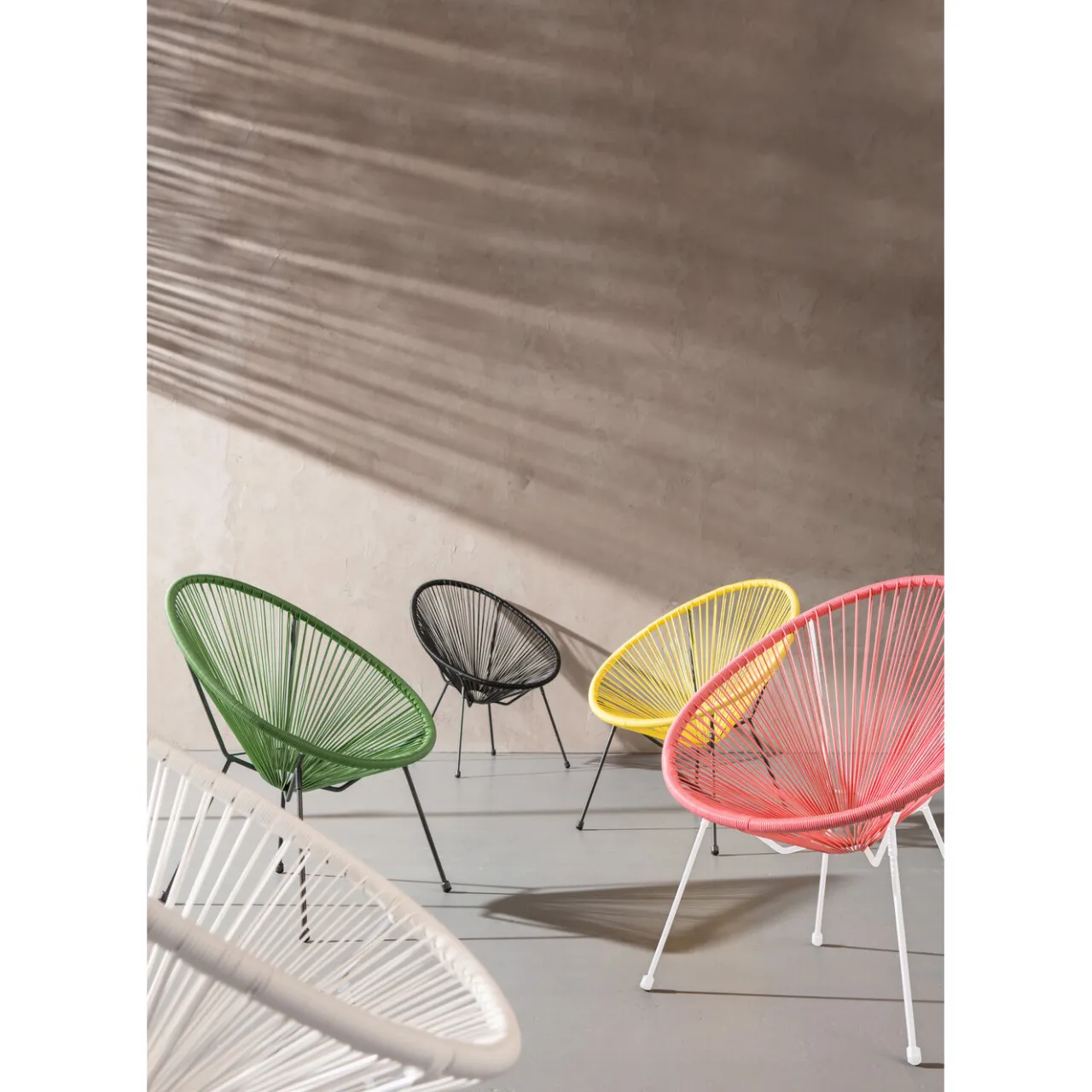 KARE Design Fauteuil Acapulco Blanc