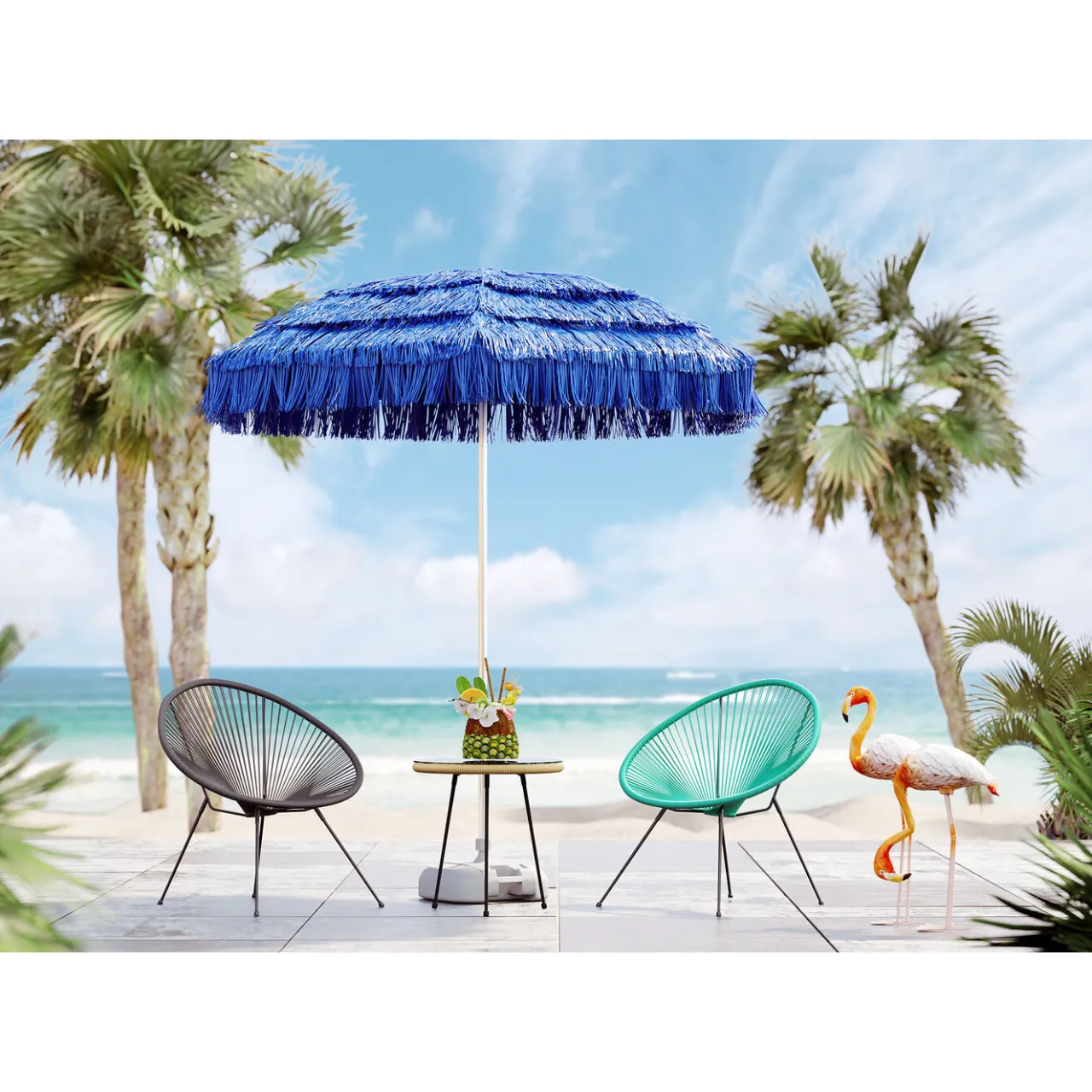 KARE Design Fauteuil Acapulco Turquoise Sale