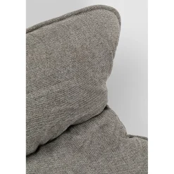 KARE Design Fauteuil Avec Repose-Pied Snuggle Gris (2/Parts) Outlet