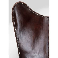 KARE Design Fauteuil Butterfly Marron