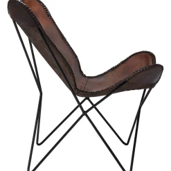 KARE Design Fauteuil Butterfly Marron Eco. Hot