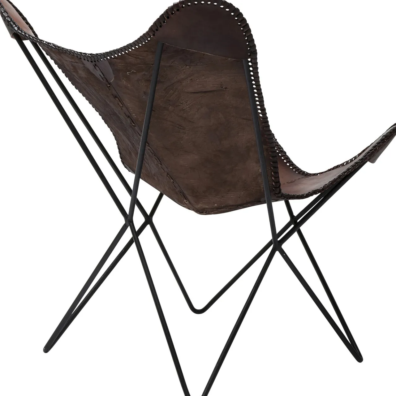 KARE Design Fauteuil Butterfly Marron Eco. Hot