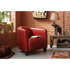 KARE Design Fauteuil Cigar Lounge Rouge Clearance