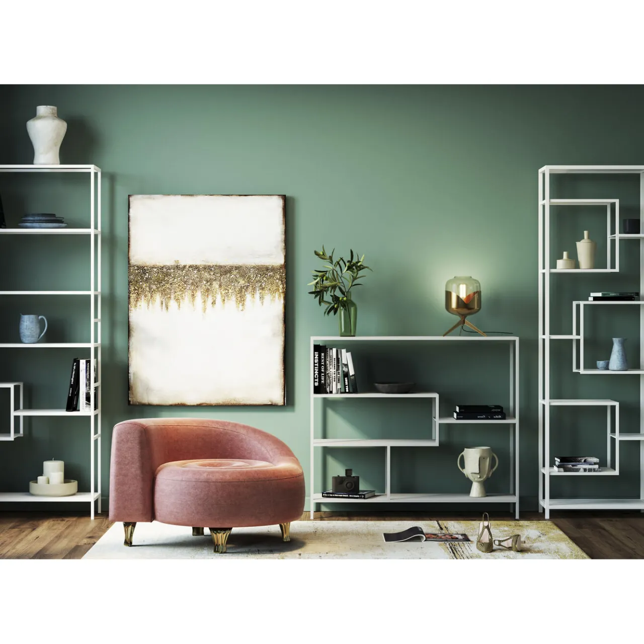 KARE Design Fauteuil Lofty Snake Mauve Best