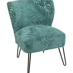 KARE Design Fauteuil Palm Springs Bleu New