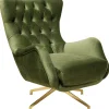 KARE Design Fauteuil Pivotant Bellissima Velours Vert Online