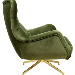 KARE Design Fauteuil Pivotant Bellissima Velours Vert Online