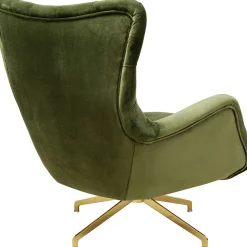 KARE Design Fauteuil Pivotant Bellissima Velours Vert Online