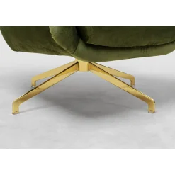 KARE Design Fauteuil Pivotant Bellissima Velours Vert Online