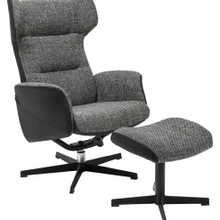 KARE Design Fauteuil Pivotant Et Repose-Pieds Ohio Salt And Pe Clearance